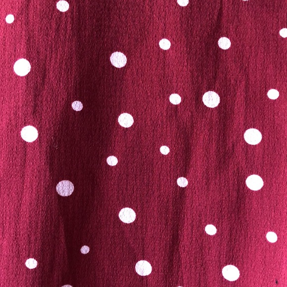 Y2K Lush Brick Red & White Crop Top Tie Waist Top S - Picture 3 of 5